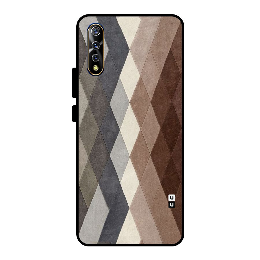 Beautiful Shades Of Diamonds Metal Back Case for Vivo S1