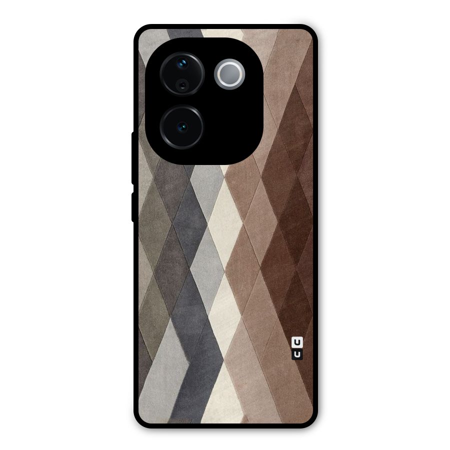 Beautiful Shades Of Diamonds Metal Back Case for Vivo T3 Pro