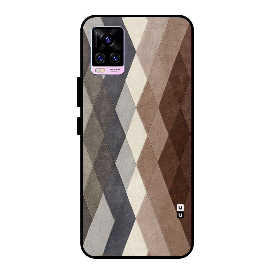 Beautiful Shades Of Diamonds Metal Back Case for Vivo V20 Pro
