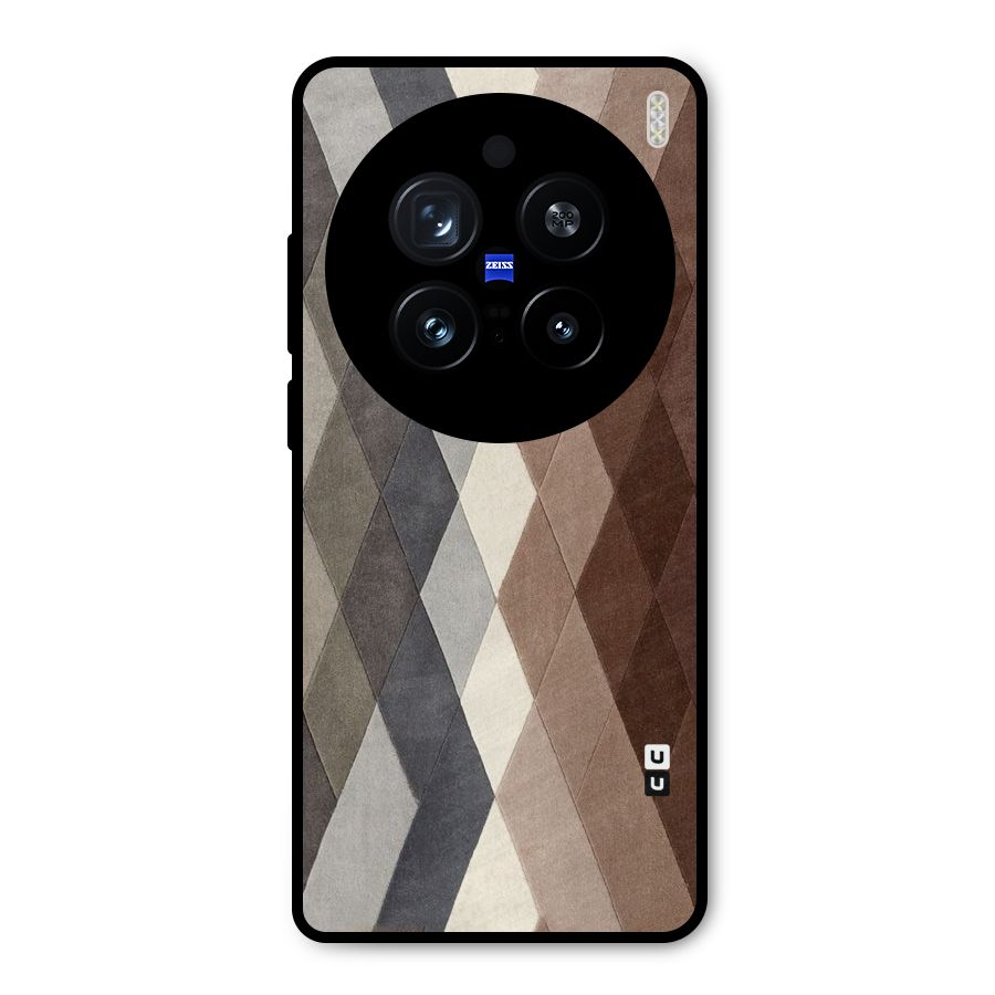 Beautiful Shades Of Diamonds Metal Back Case for Vivo X200 Pro