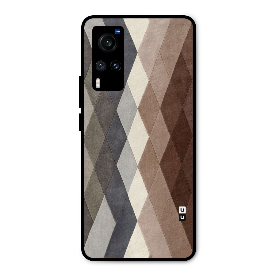 Beautiful Shades Of Diamonds Metal Back Case for Vivo X60