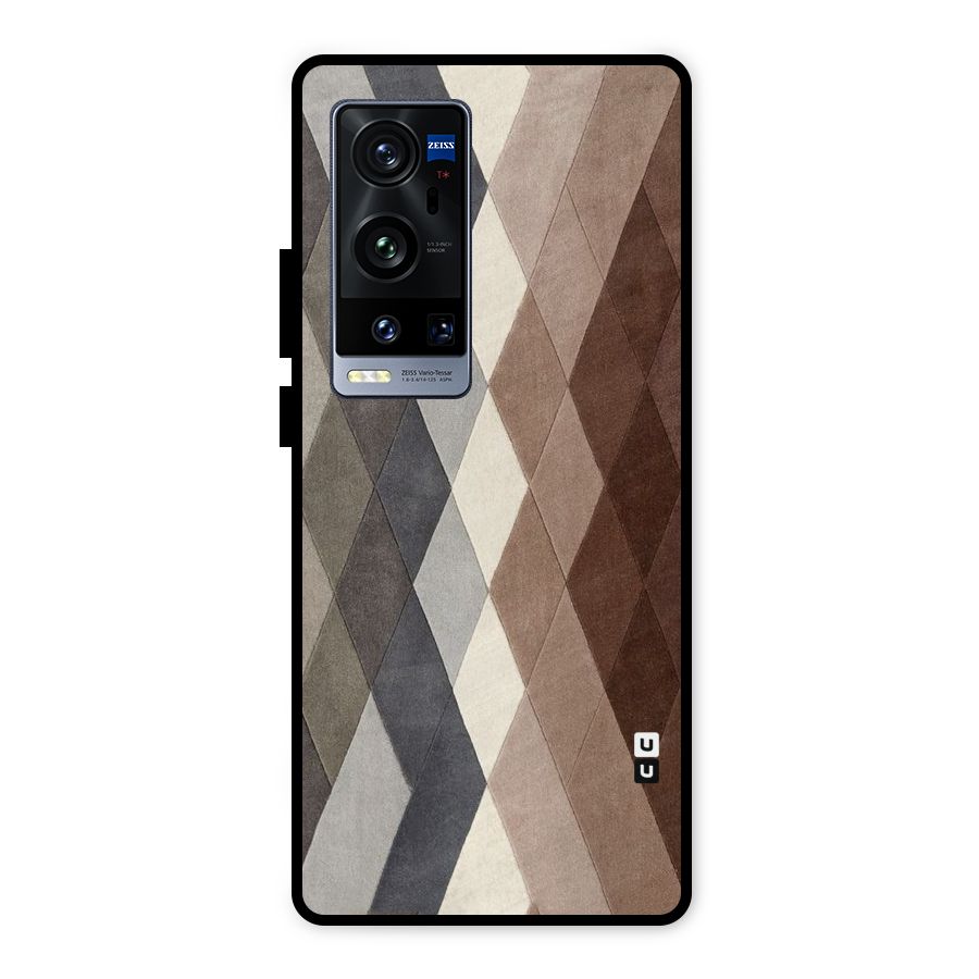 Beautiful Shades Of Diamonds Metal Back Case for Vivo X60 Pro Plus
