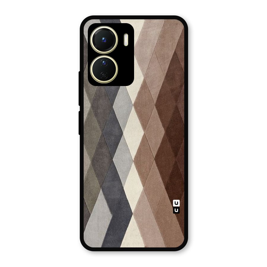 Beautiful Shades Of Diamonds Metal Back Case for Vivo Y16