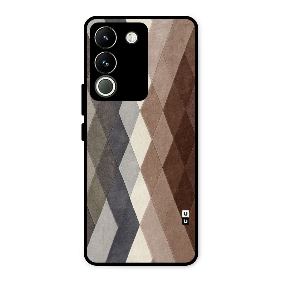Beautiful Shades Of Diamonds Metal Back Case for Vivo Y200