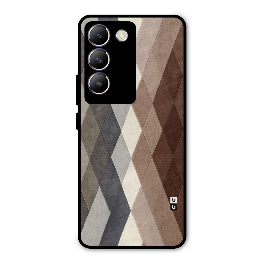 Beautiful Shades Of Diamonds Metal Back Case for Vivo Y200e