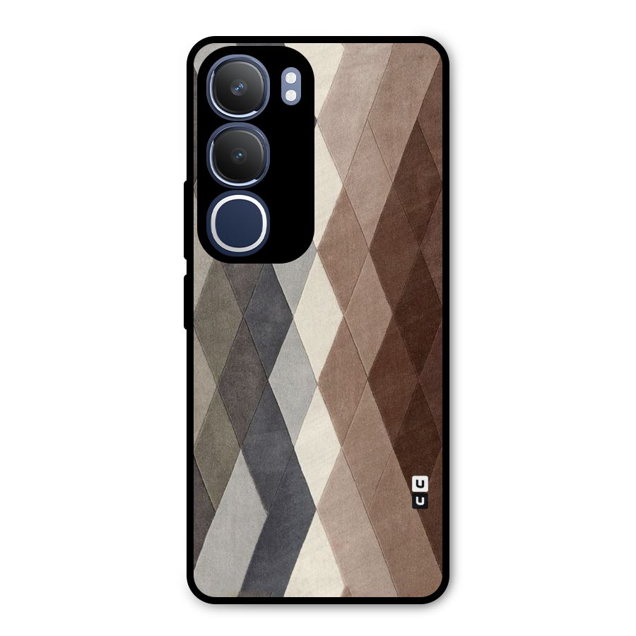 Beautiful Shades Of Diamonds Metal Back Case for Vivo Y29