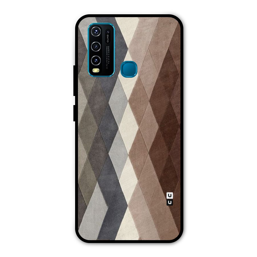 Beautiful Shades Of Diamonds Metal Back Case for Vivo Y50