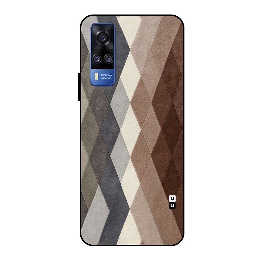 Beautiful Shades Of Diamonds Metal Back Case for Vivo Y51