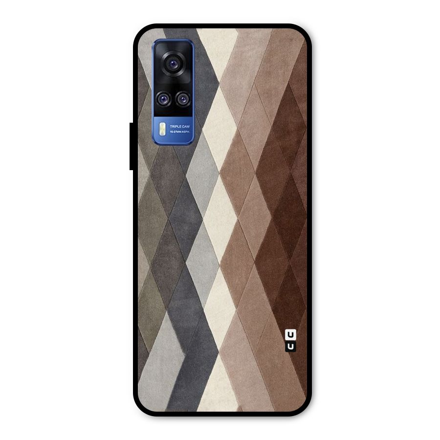 Beautiful Shades Of Diamonds Metal Back Case for Vivo Y51A