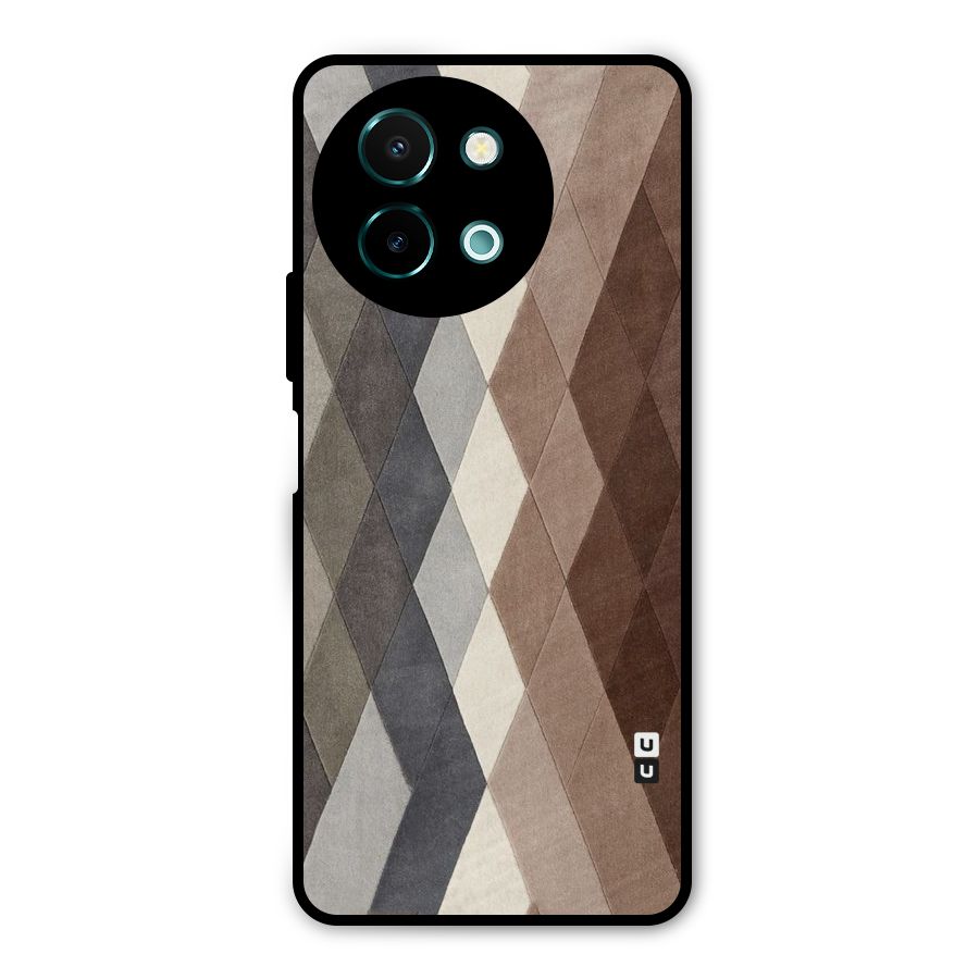 Beautiful Shades Of Diamonds Metal Back Case for Vivo Y58