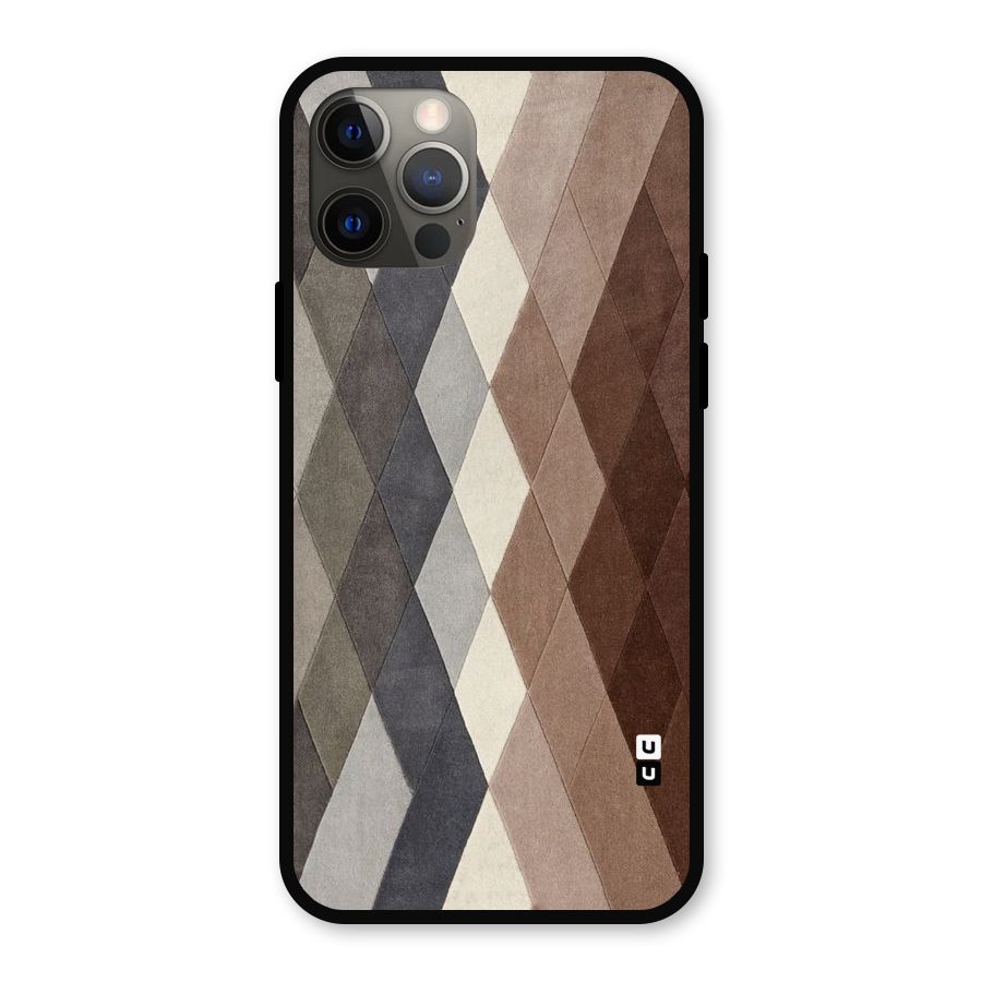 Beautiful Shades Of Diamonds Metal Back Case for iPhone 12 Pro