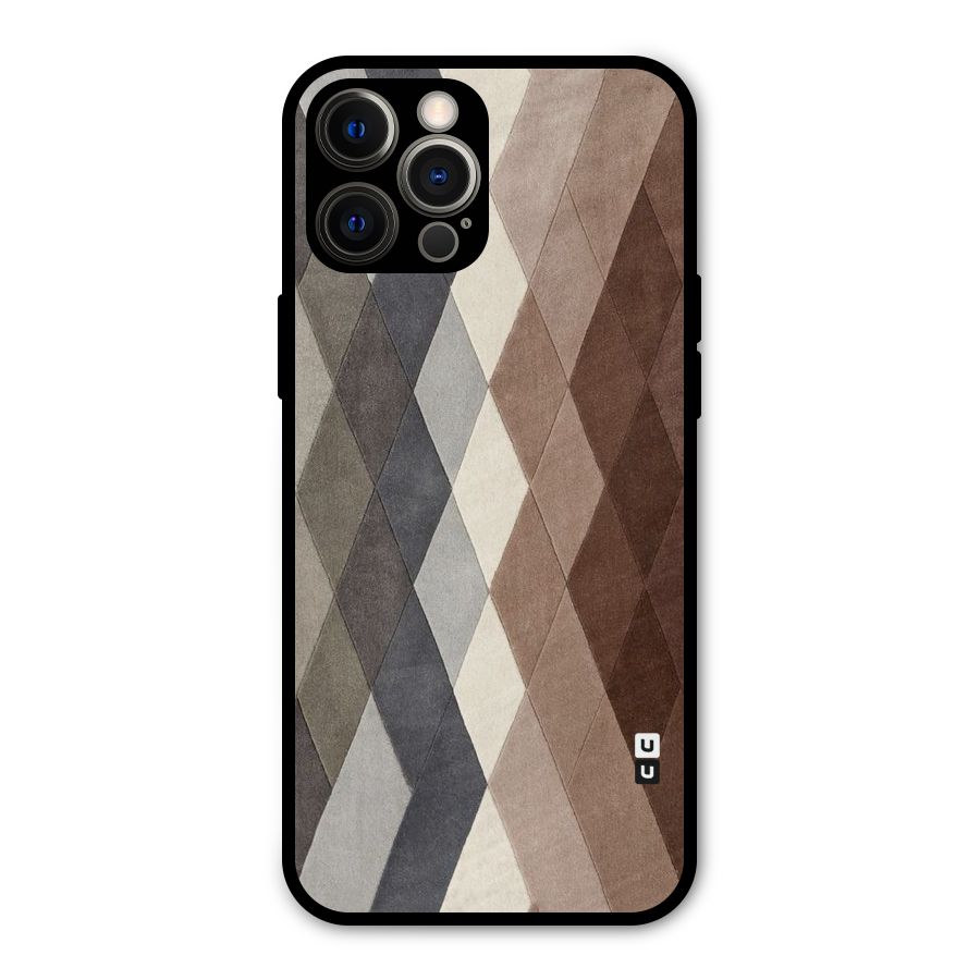 Beautiful Shades Of Diamonds Metal Back Case for iPhone 12 Pro Max
