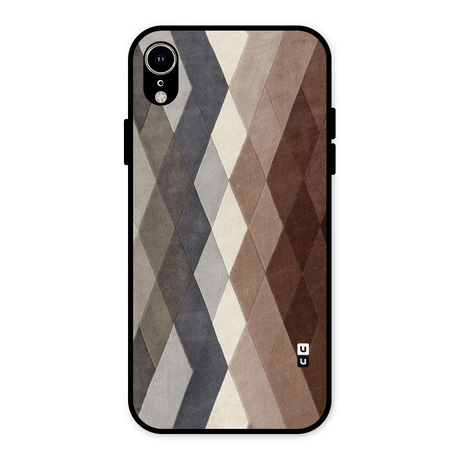 Beautiful Shades Of Diamonds Metal Back Case for iPhone XR