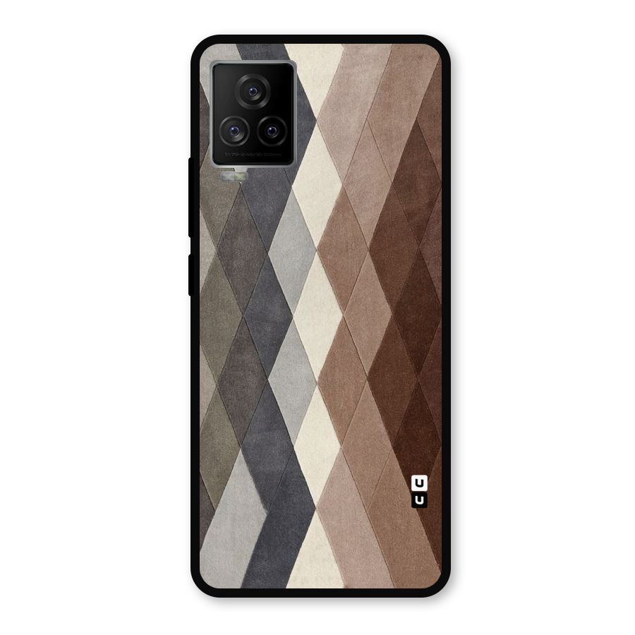 Beautiful Shades Of Diamonds Metal Back Case for iQOO 7 Legend 5G