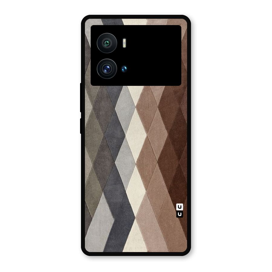Beautiful Shades Of Diamonds Metal Back Case for iQOO 9 Pro