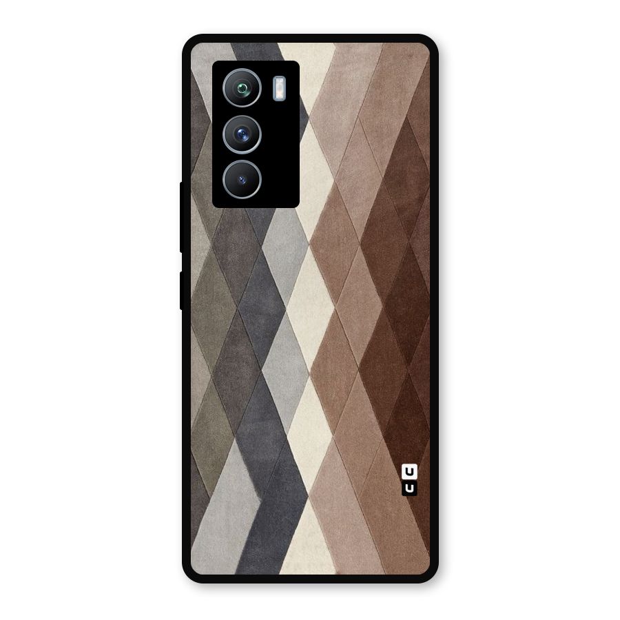 Beautiful Shades Of Diamonds Metal Back Case for iQOO 9 SE