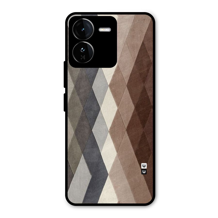 Beautiful Shades Of Diamonds Metal Back Case for iQOO Z9