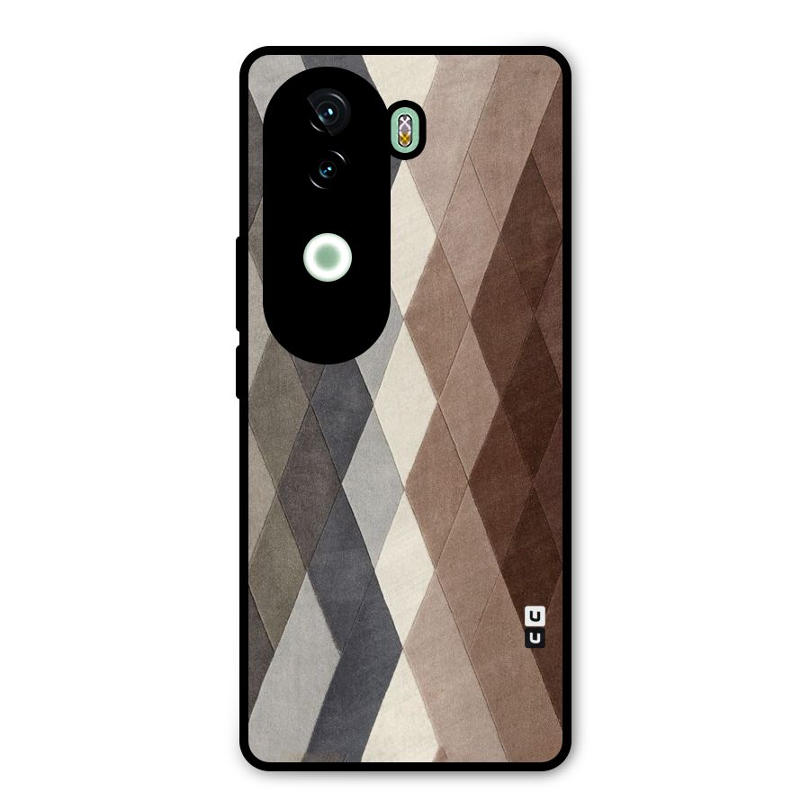 Beautiful Shades Of Diamonds Metal Back Case for iQOO Z9s