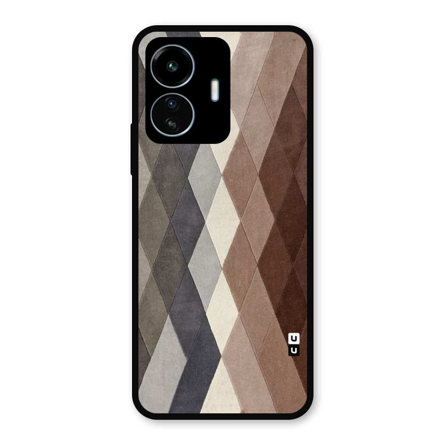 Beautiful Shades Of Diamonds Metal Back Case for vivo iQOO Z6 Lite 5G