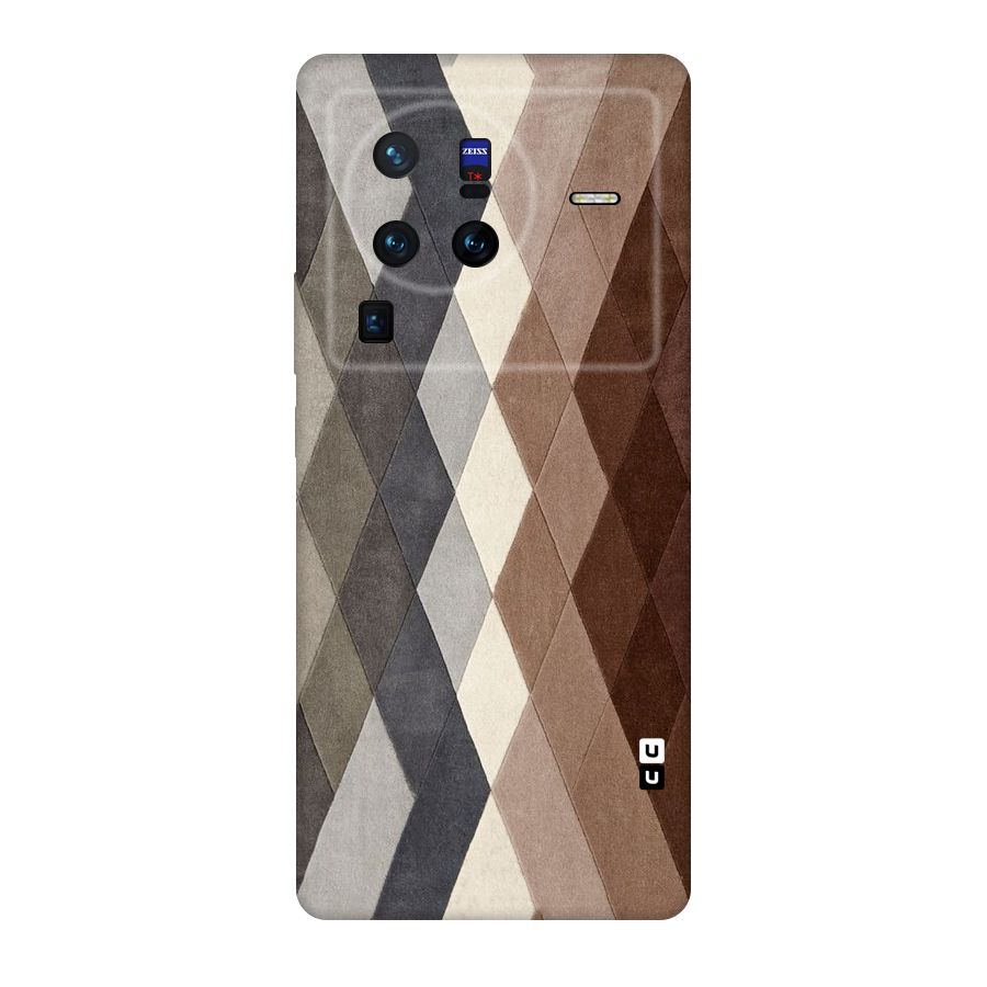 Beautiful Shades Of Diamonds Original Polycarbonate Back Case for Vivo X80