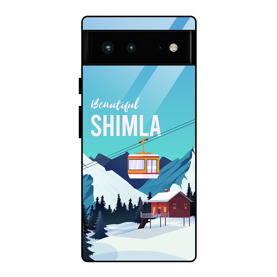 Beautiful Shimla Glass Back Case for Google Pixel 6