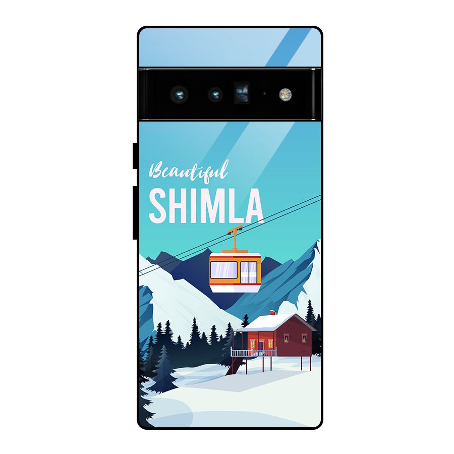 Beautiful Shimla Glass Back Case for Google Pixel 6 Pro