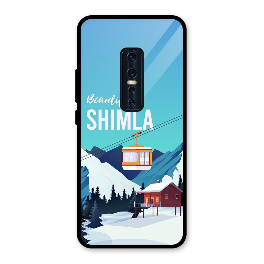 Beautiful Shimla Glass Back Case for Vivo V17 Pro