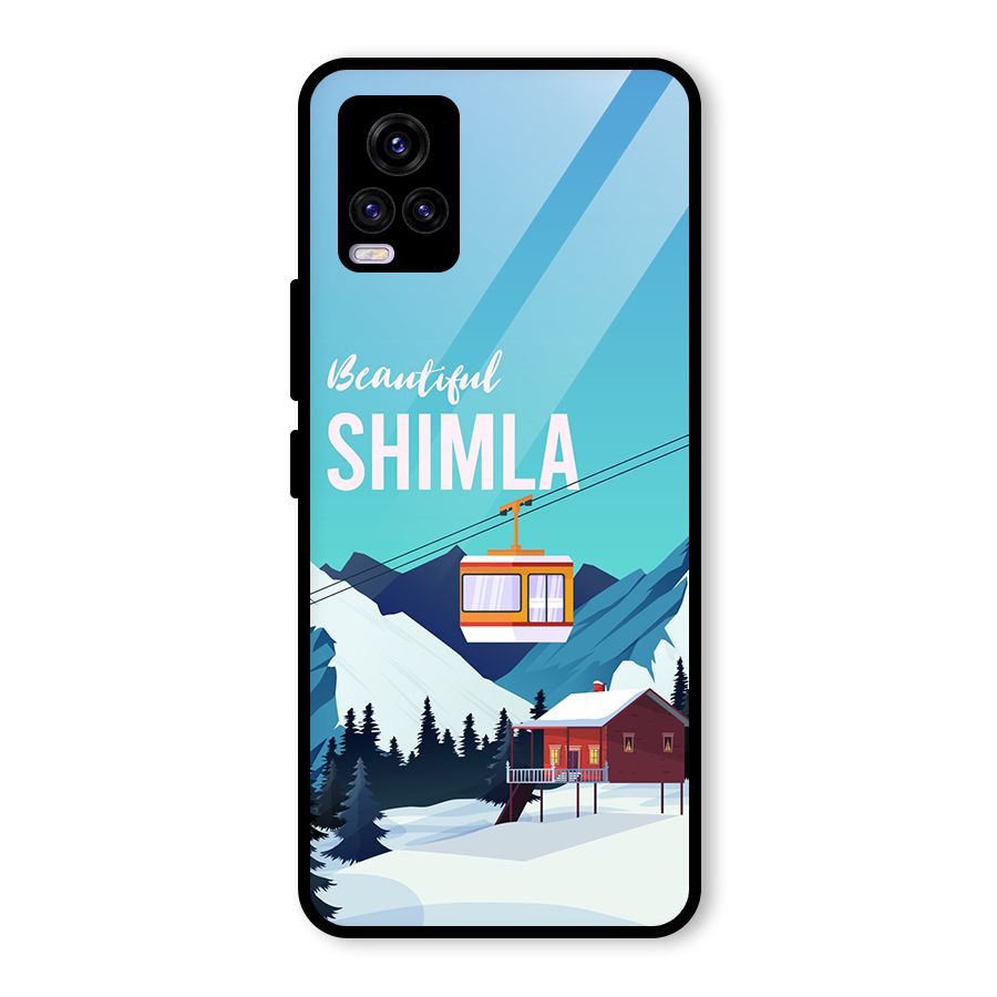 Beautiful Shimla Glass Back Case for Vivo V20 2021
