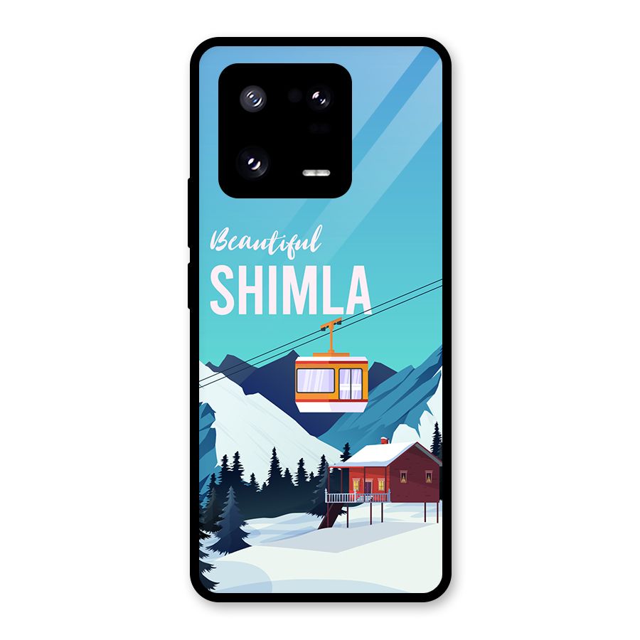 Beautiful Shimla Glass Back Case for Xiaomi 13 Pro