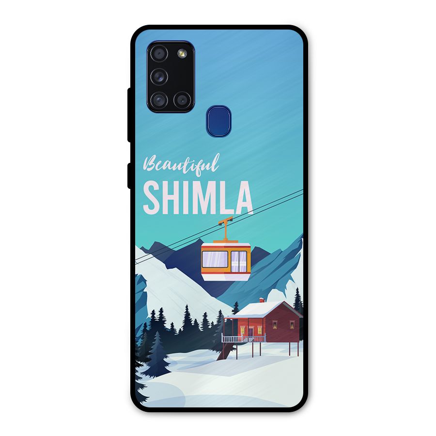 Beautiful Shimla Metal Back Case for Galaxy A21s