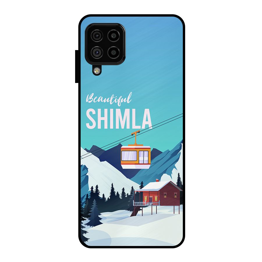 Beautiful Shimla Metal Back Case for Galaxy A22 4G
