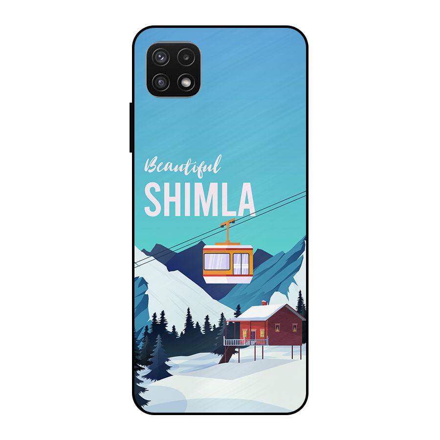 Beautiful Shimla Metal Back Case for Galaxy A22 5G