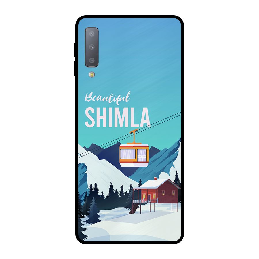 Beautiful Shimla Metal Back Case for Galaxy A7 (2018)