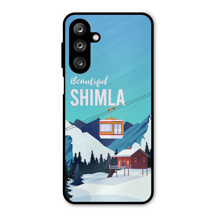 Beautiful Shimla Metal Back Case for Galaxy M36