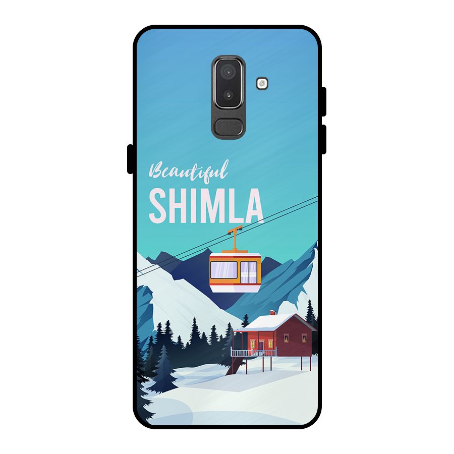 Beautiful Shimla Metal Back Case for Galaxy On8 (2018)