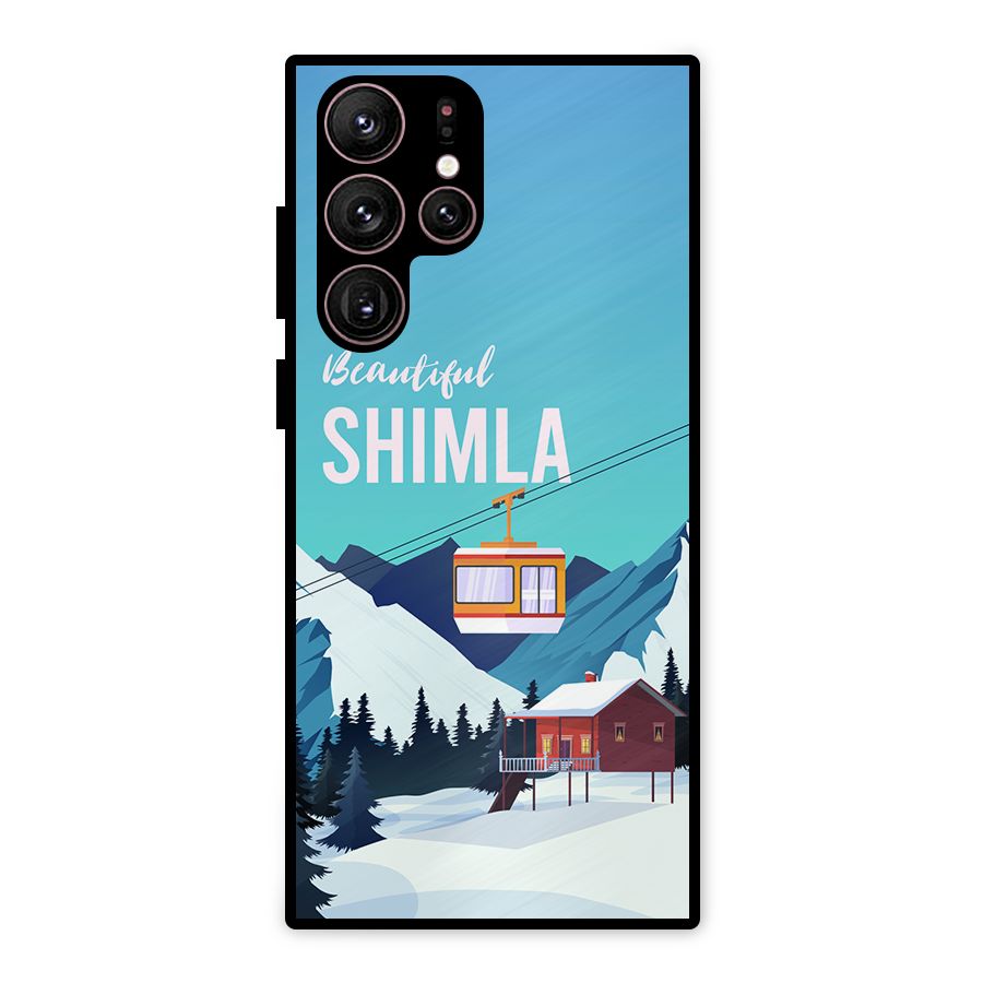 Beautiful Shimla Metal Back Case for Galaxy S22 Ultra 5G