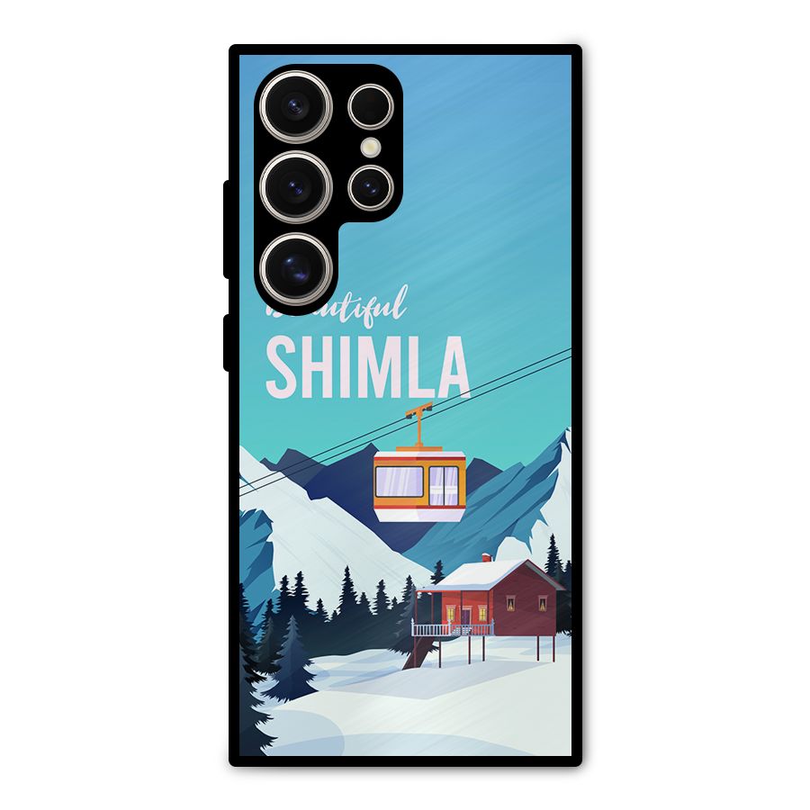 Beautiful Shimla Metal Back Case for Galaxy S24 Ultra