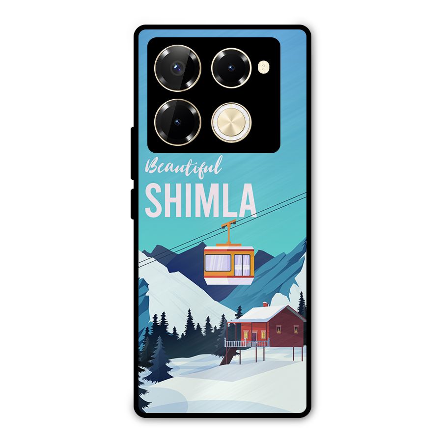 Beautiful Shimla Metal Back Case for Infinix Note 40 Pro Plus