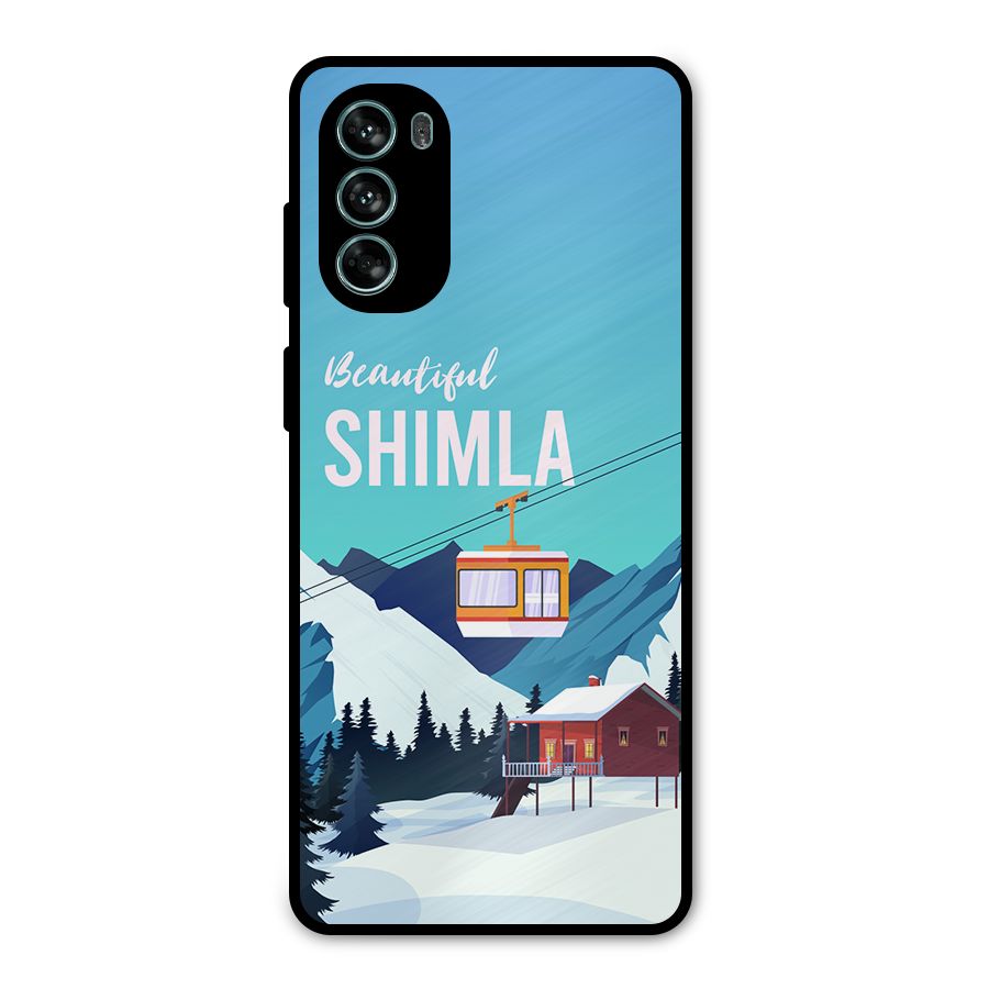 Beautiful Shimla Metal Back Case for Moto G62