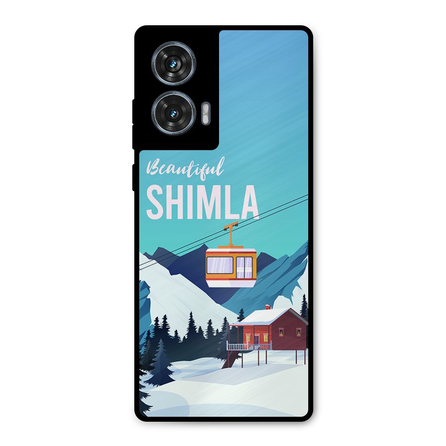 Beautiful Shimla Metal Back Case for Motorola Edge 50 Fusion