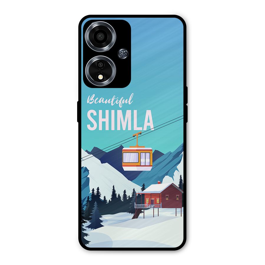Beautiful Shimla Metal Back Case for Oppo A59