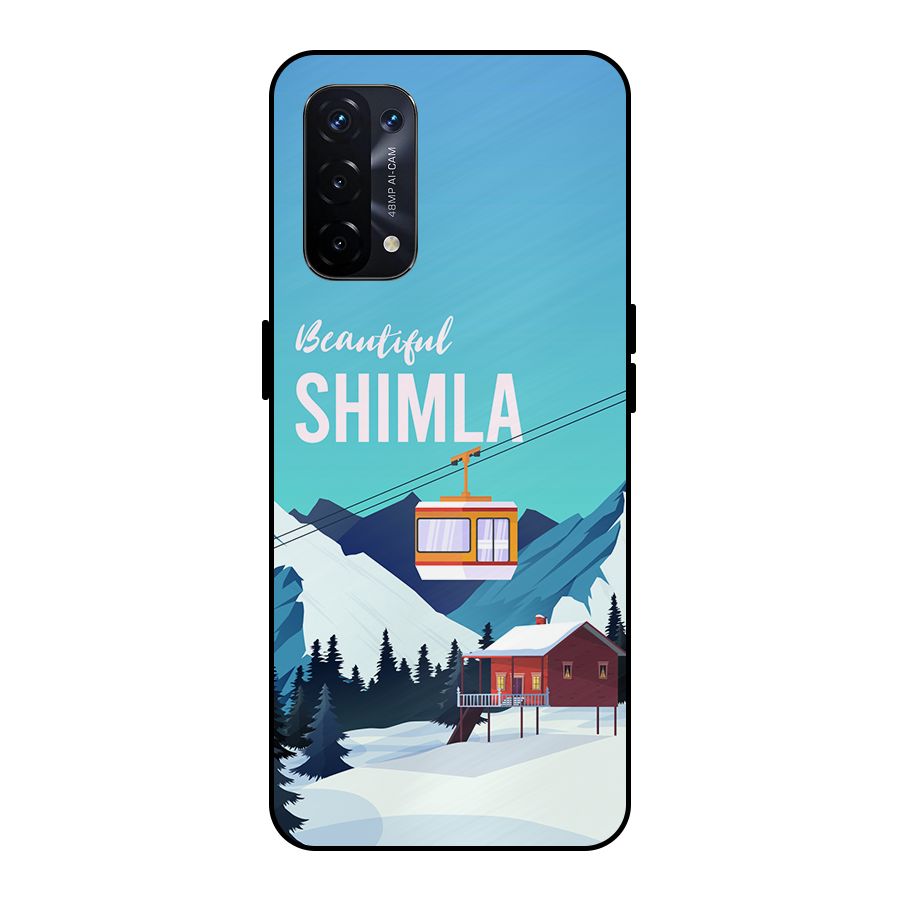 Beautiful Shimla Metal Back Case for Oppo A74 5G
