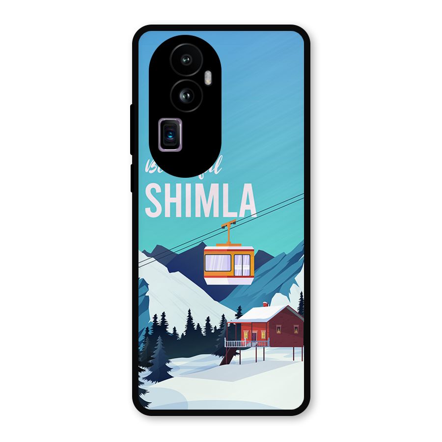 Beautiful Shimla Metal Back Case for Oppo Reno10 Pro Plus