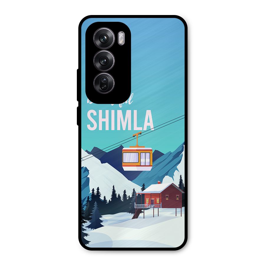 Beautiful Shimla Metal Back Case for Oppo Reno12 Pro
