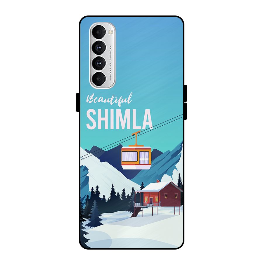 Beautiful Shimla Metal Back Case for Oppo Reno4 Pro