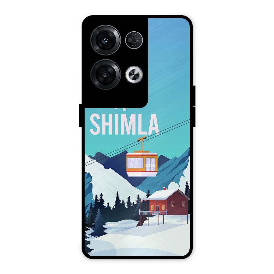 Beautiful Shimla Metal Back Case for Oppo Reno8 Pro 5G