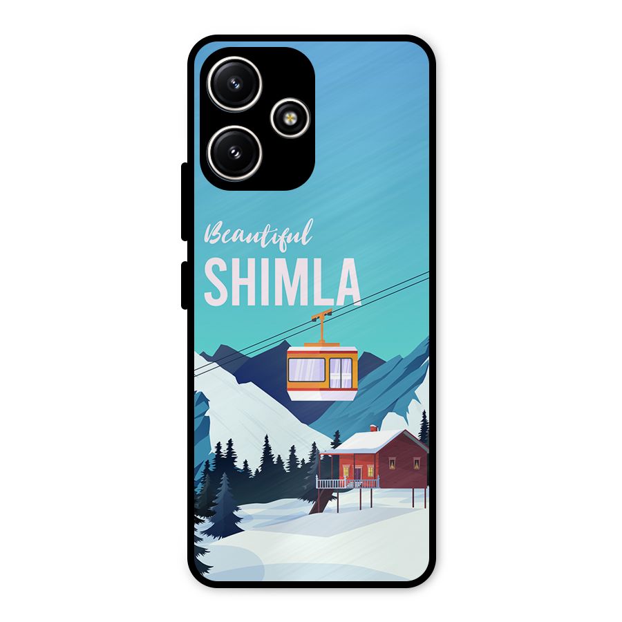Beautiful Shimla Metal Back Case for Poco M6 Pro