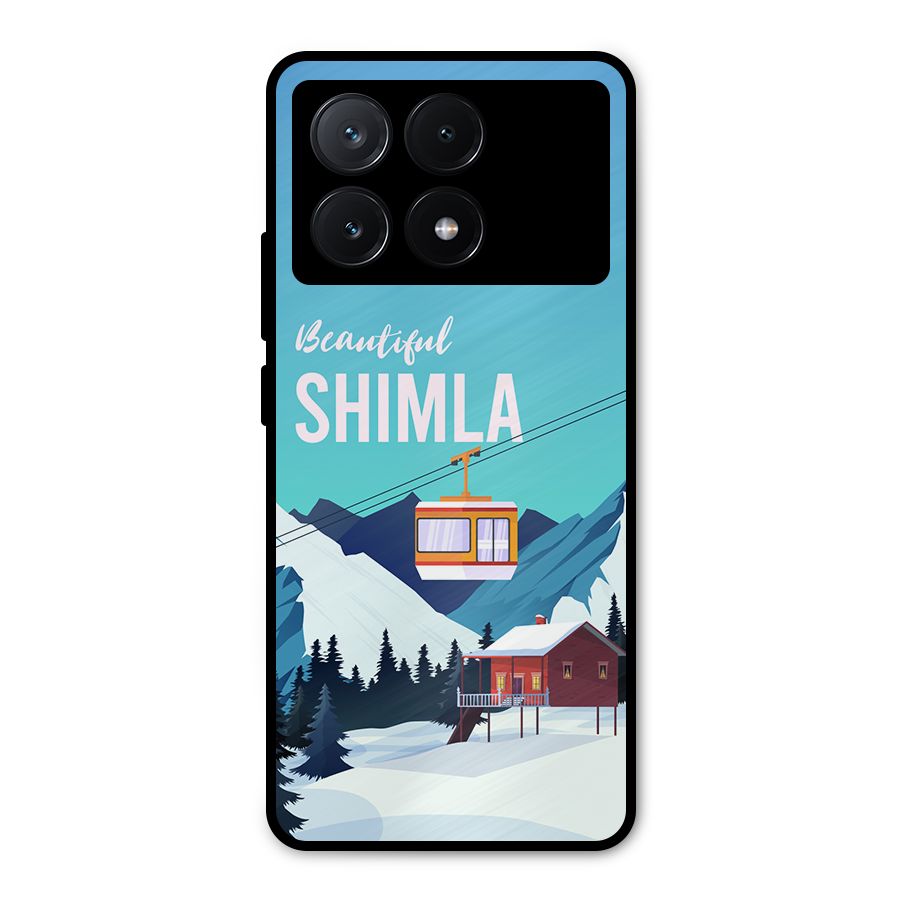 Beautiful Shimla Metal Back Case for Poco X6 Pro