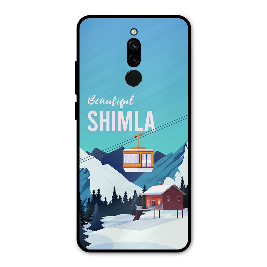 Beautiful Shimla Metal Back Case for Redmi 8
