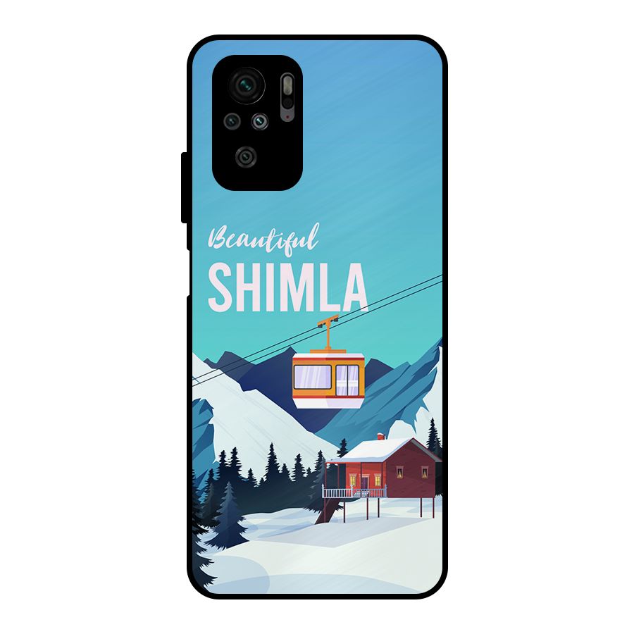 Beautiful Shimla Metal Back Case for Redmi Note 10S